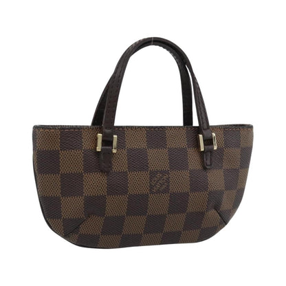 Louis Vuitton Manosque Pochette Damier, Brown, Canvas, Clutch
