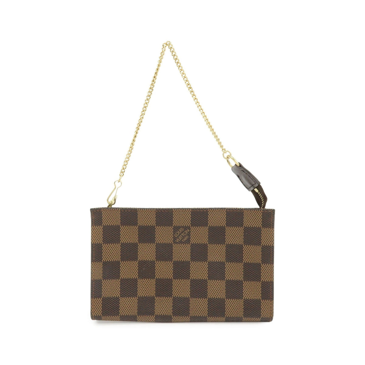 Louis Vuitton Marais Bucket Zip Damier, Brown, Canvas, Clutch