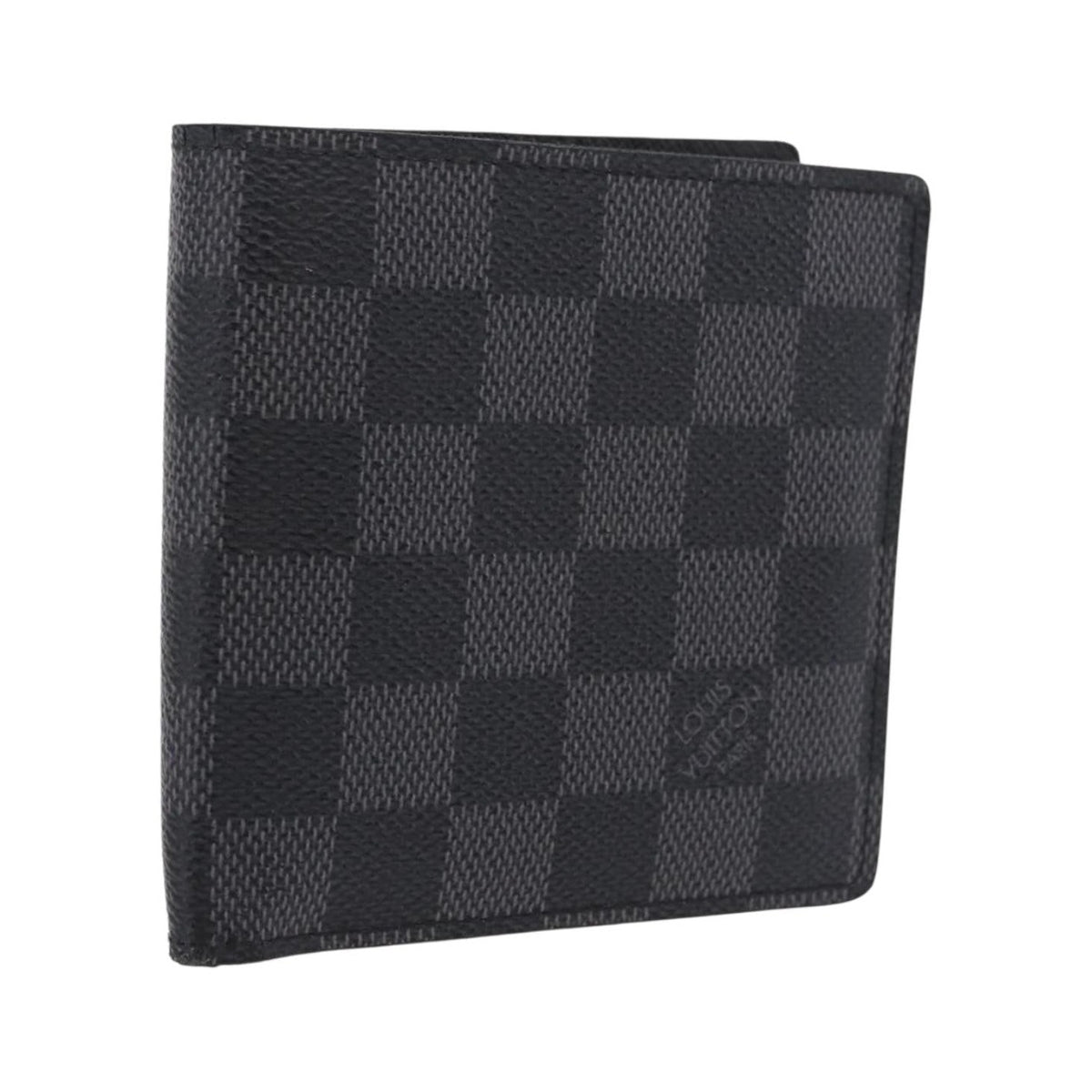 Louis Vuitton Marco Damier Graphite, Gray, Canvas, Wallet