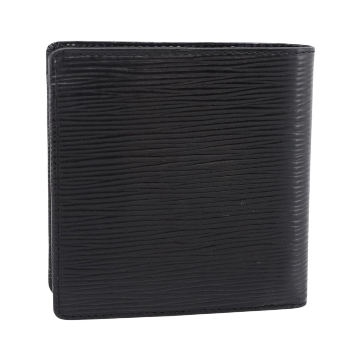 Louis Vuitton Marco Epi Leather, Black, Leather, Wallet