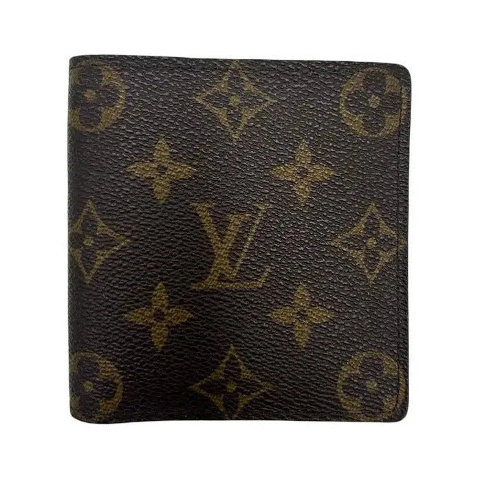 Louis Vuitton Marco Monogram Canvas, Brown, Canvas, Wallet