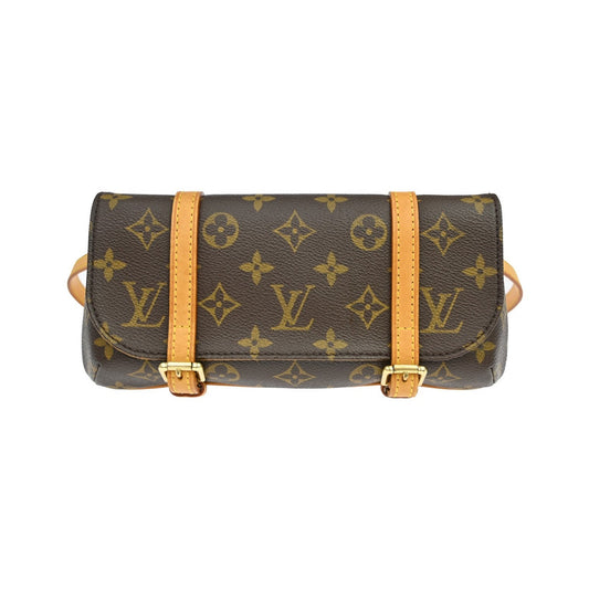 Louis Vuitton Marelle Monogram, Brown, Canvas, Clutch