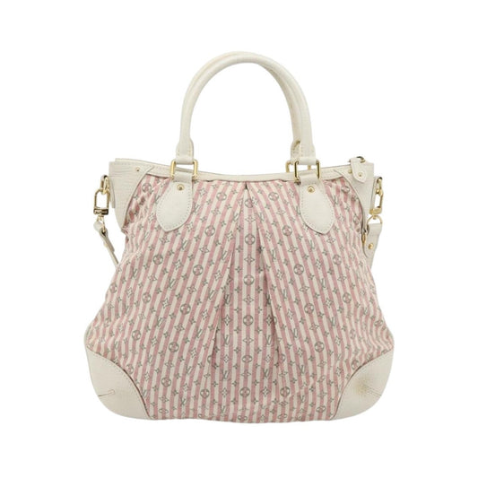 Louis Vuitton Marina Mini Lin Croisette, Pink, Canvas, Handbag