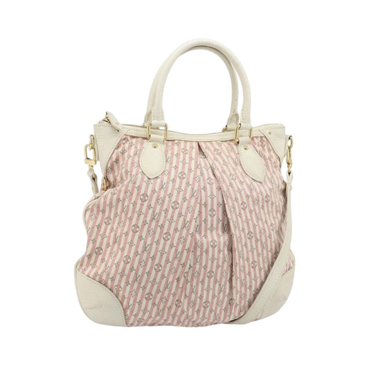 Louis Vuitton Marina Mini Lin Croisette, Pink, Canvas, Handbag