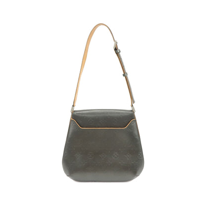 Louis Vuitton Mat Webster Street Monogram Vernis, Black, Leather, Handbag