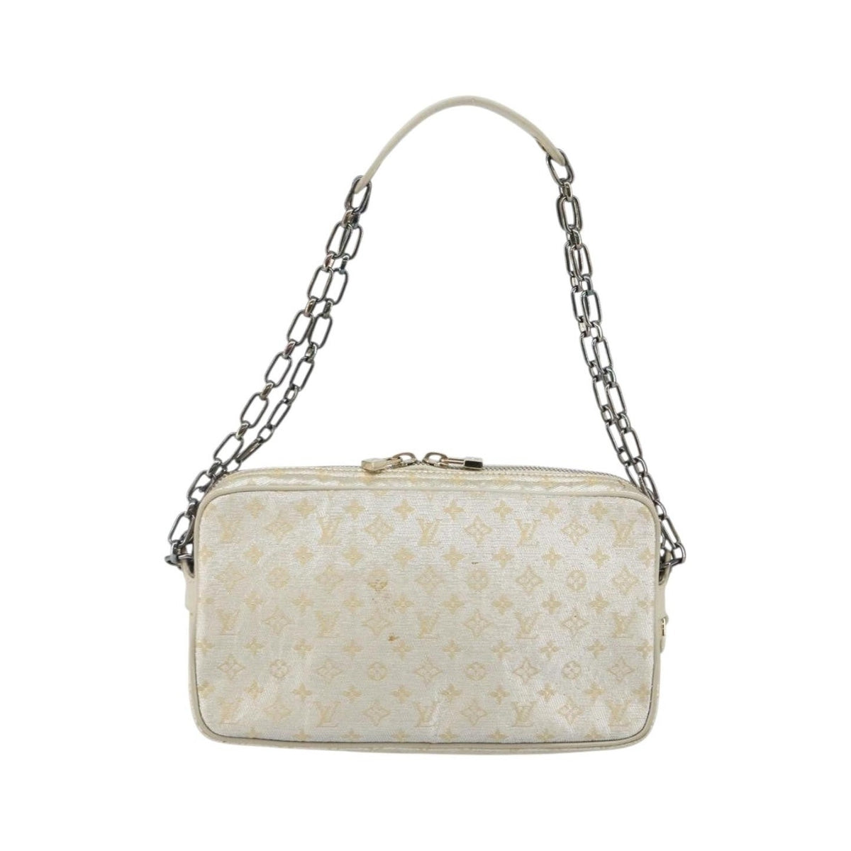 Louis Vuitton McKenna Mini Lin, Gold, Canvas, Tote bag