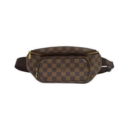 Louis Vuitton Melville Waist Damier Ebene, Brown, Canvas, Shoulder Bag