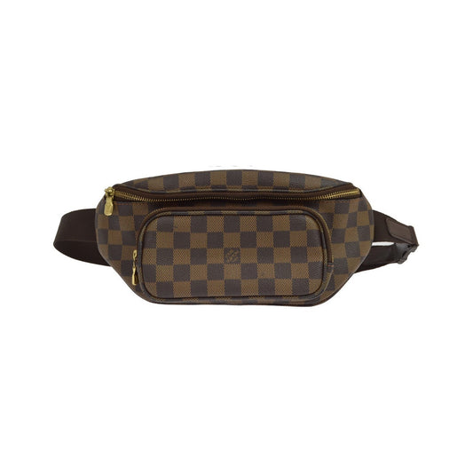 Louis Vuitton Melville Waist Damier Ebene, Brown, Canvas, Shoulder Bag