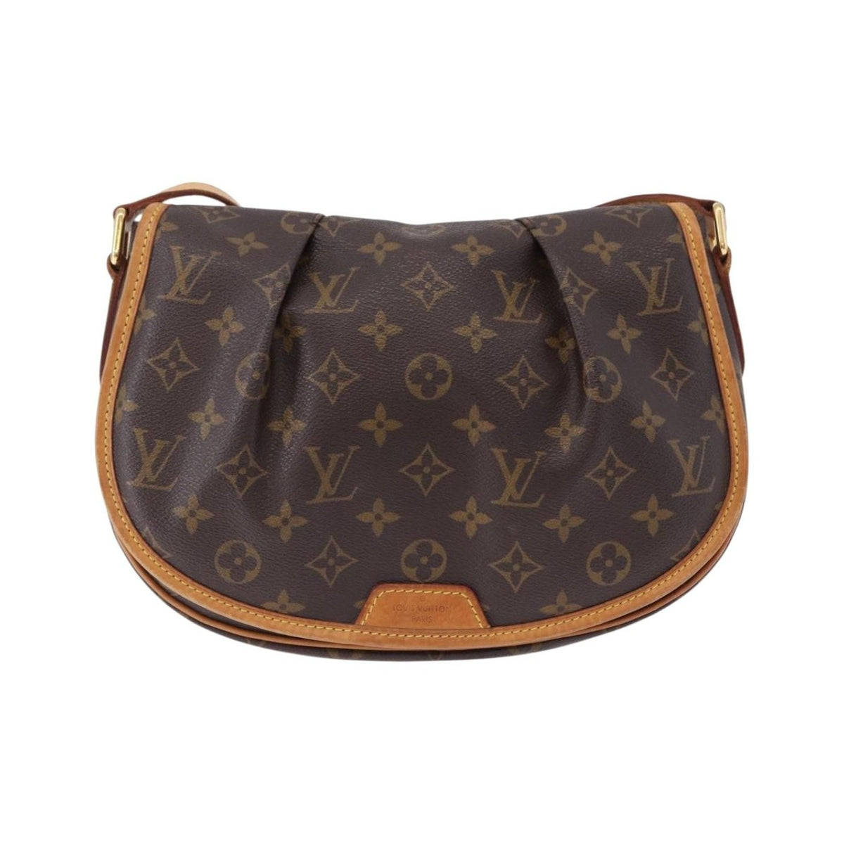 Louis Vuitton Menilmontant Monogram Canvas, Brown, Canvas, Handbag