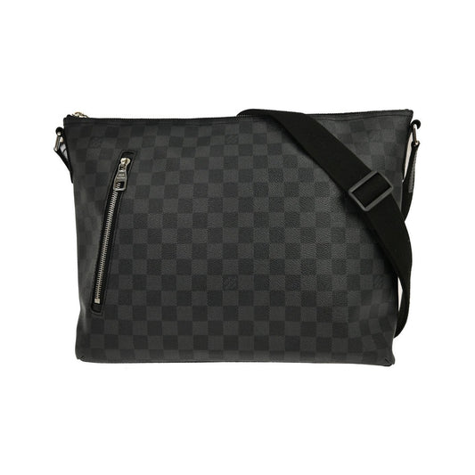 Louis Vuitton Mick NM Messenger Damier Graphite, Black, Canvas, Shoulder Bag