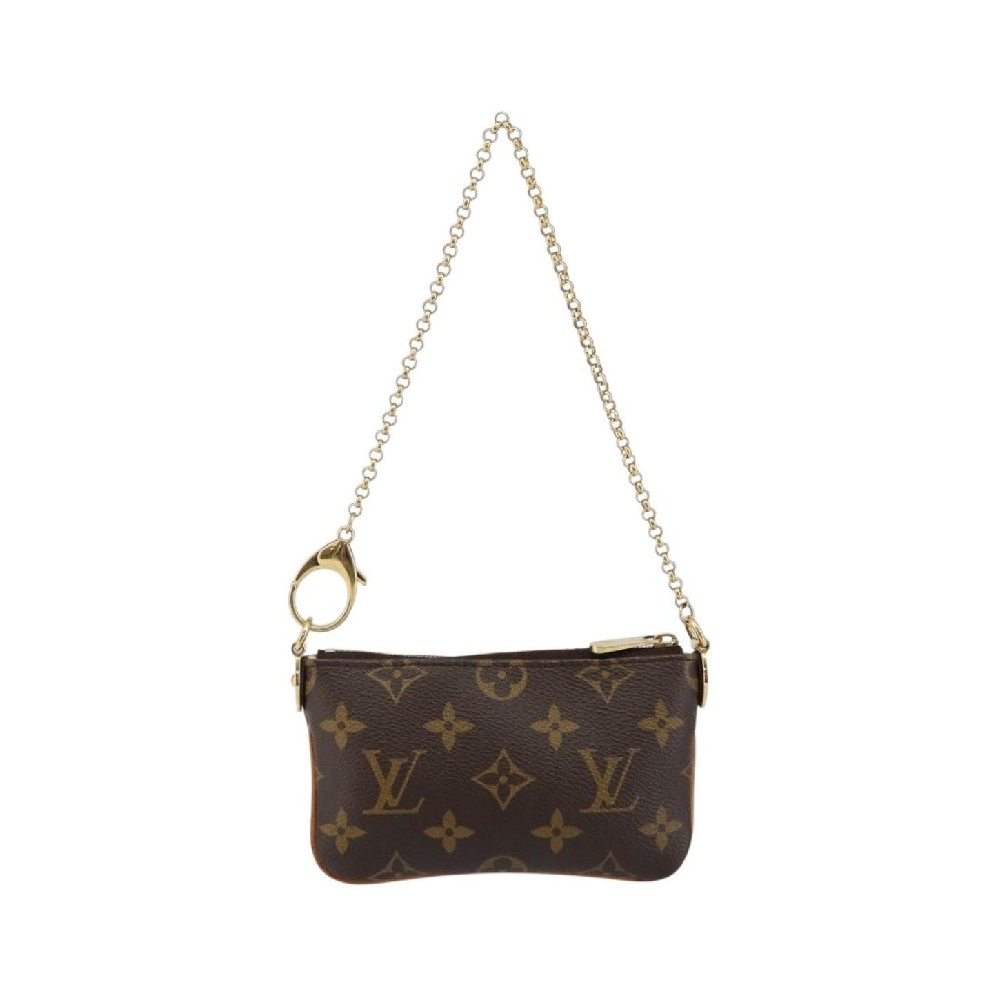 Louis Vuitton Milla Pochette Monogram Canvas, Brown, Canvas, Clutch
