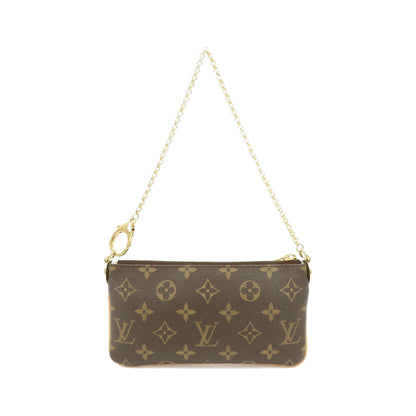 Louis Vuitton Milla Pochette Monogram Canvas, Brown, Canvas, Clutch