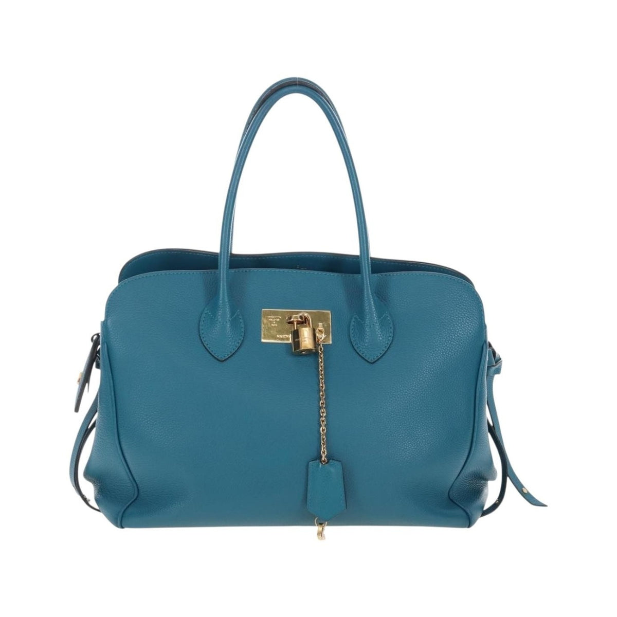 Louis Vuitton Milla Veau Nuage Calfskin, Blue, Leather, Handbag