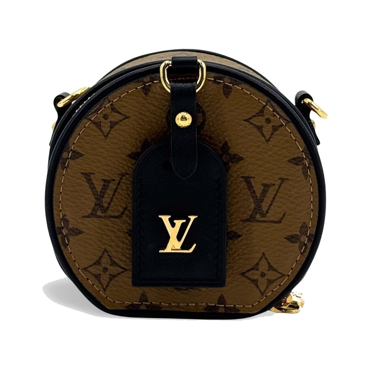 Louis Vuitton Mini Boite Chapeau Reverse Monogram Canvas, Brown, Canvas, Handbag
