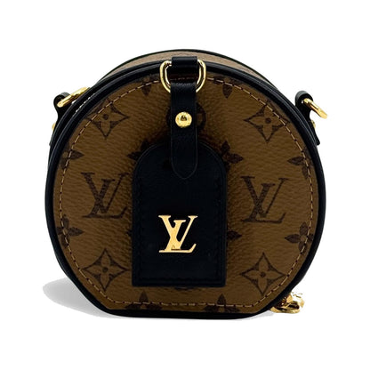 Louis Vuitton Mini Boite Chapeau Reverse Monogram Canvas, Brown, Canvas, Handbag
