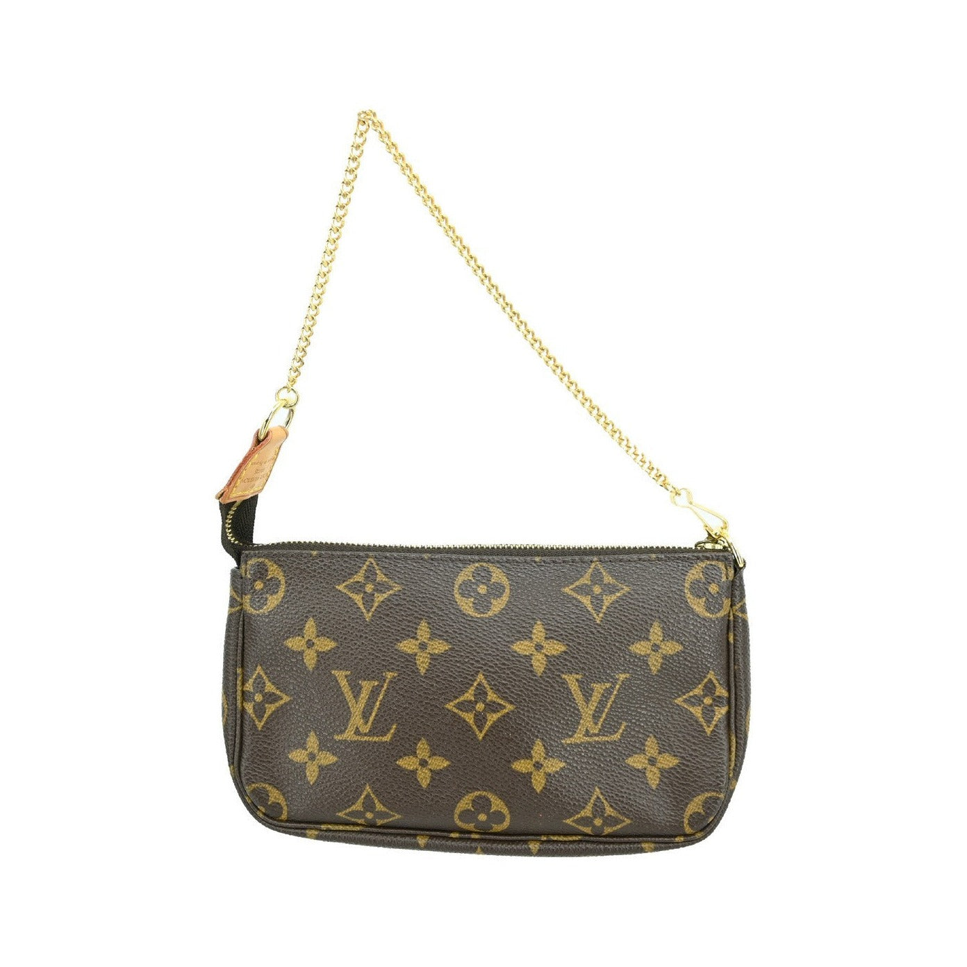 Louis Vuitton Mini pochette accessoires Canvas, Brown, Canvas, Clutch