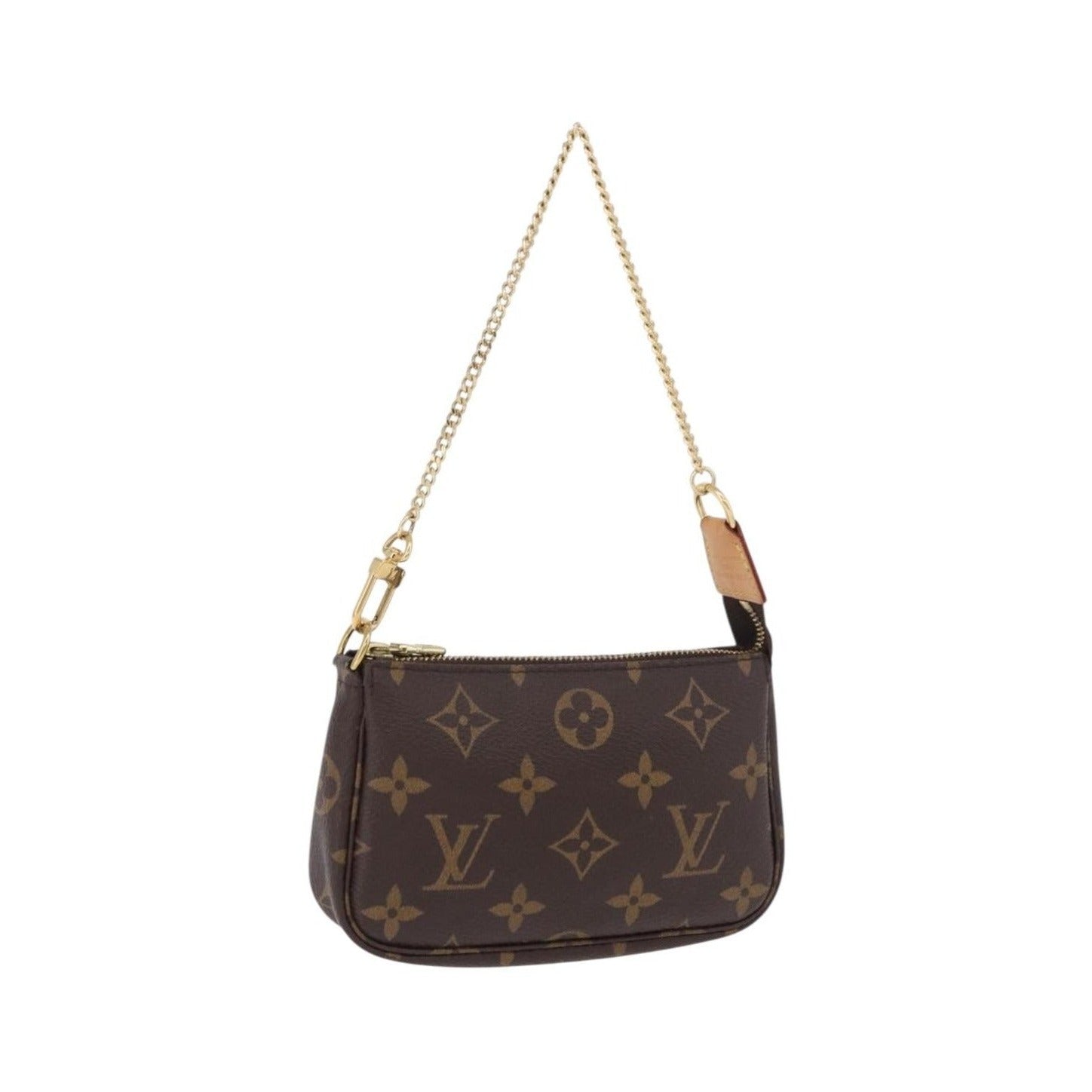 Louis Vuitton Mini pochette accessoires Canvas, Brown, Canvas, Clutch