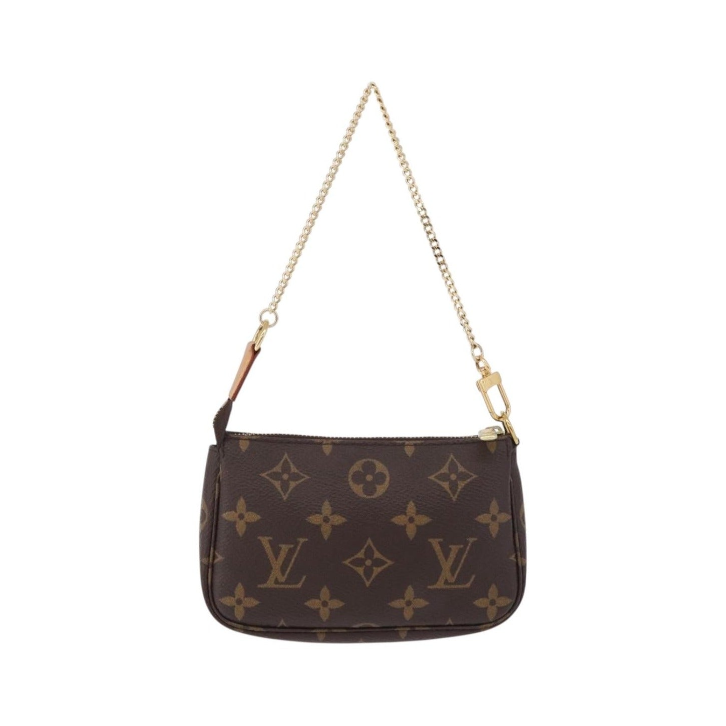 Louis Vuitton Mini pochette accessoires Canvas, Brown, Canvas, Clutch