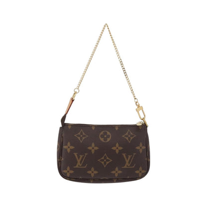 Louis Vuitton Mini pochette accessoires Canvas, Brown, Canvas, Clutch