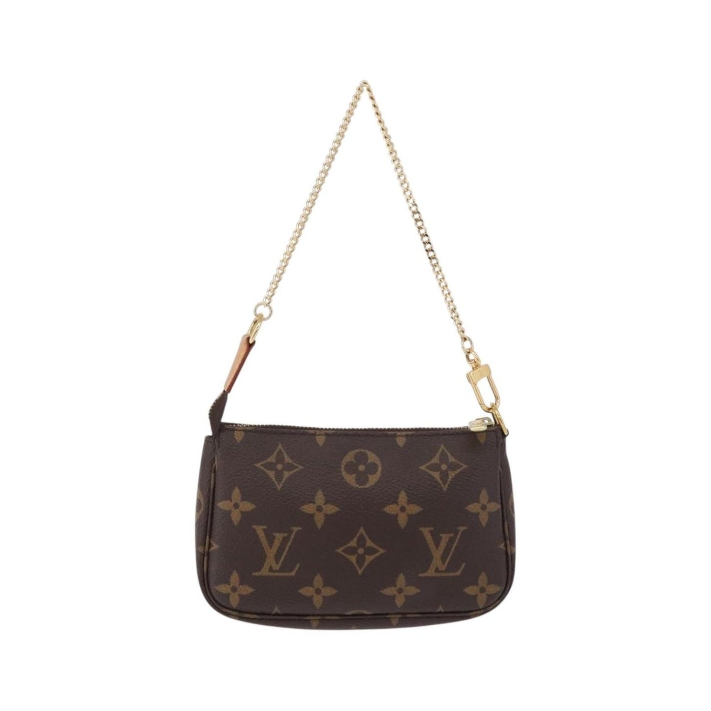 Louis Vuitton Mini pochette accessoires Canvas, Brown, Canvas, Clutch