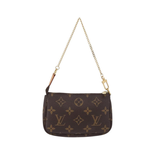 Louis Vuitton Mini pochette accessoires Canvas, Brown, Canvas, Clutch