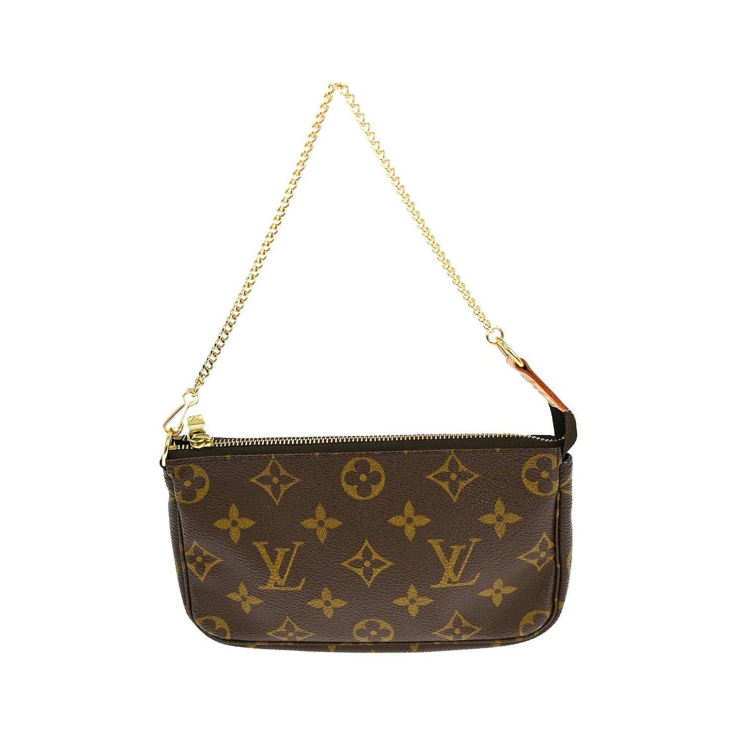 Louis Vuitton Mini pochette accessoires Canvas, Brown, Canvas, Clutch