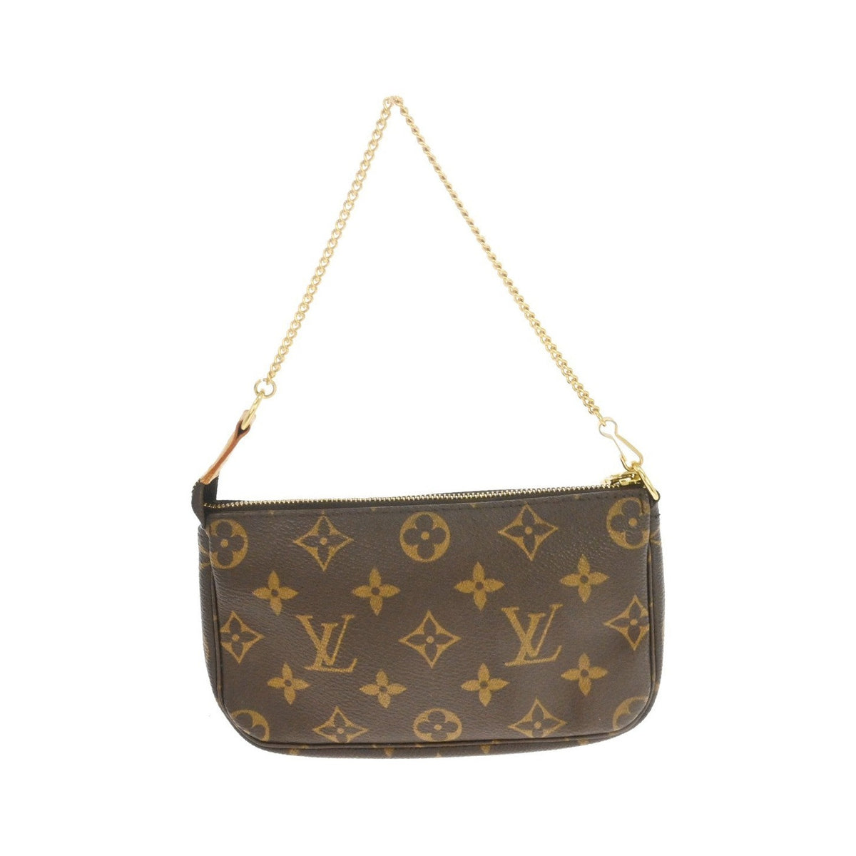 Louis Vuitton Mini pochette accessoires Canvas, Brown, Canvas, Clutch