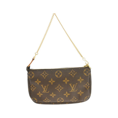 Louis Vuitton Mini pochette accessoires Canvas, Brown, Canvas, Clutch