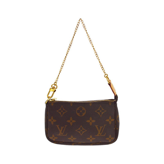 Louis Vuitton Mini pochette accessoires Canvas, Brown, Canvas, Clutch