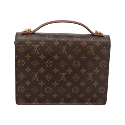 Louis Vuitton Monceau Monogram Canvas, Brown, Canvas, Handbag