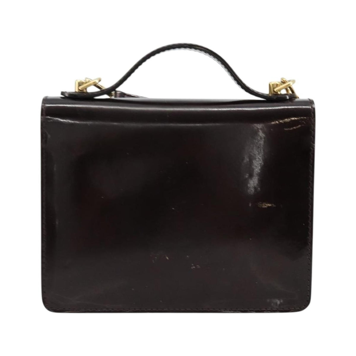 Louis Vuitton Monceau Vernis, Burgundy, Patent Leather, Handbag
