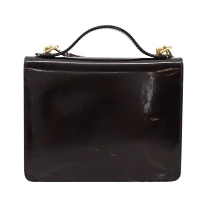 Louis Vuitton Monceau Vernis, Burgundy, Patent Leather, Handbag