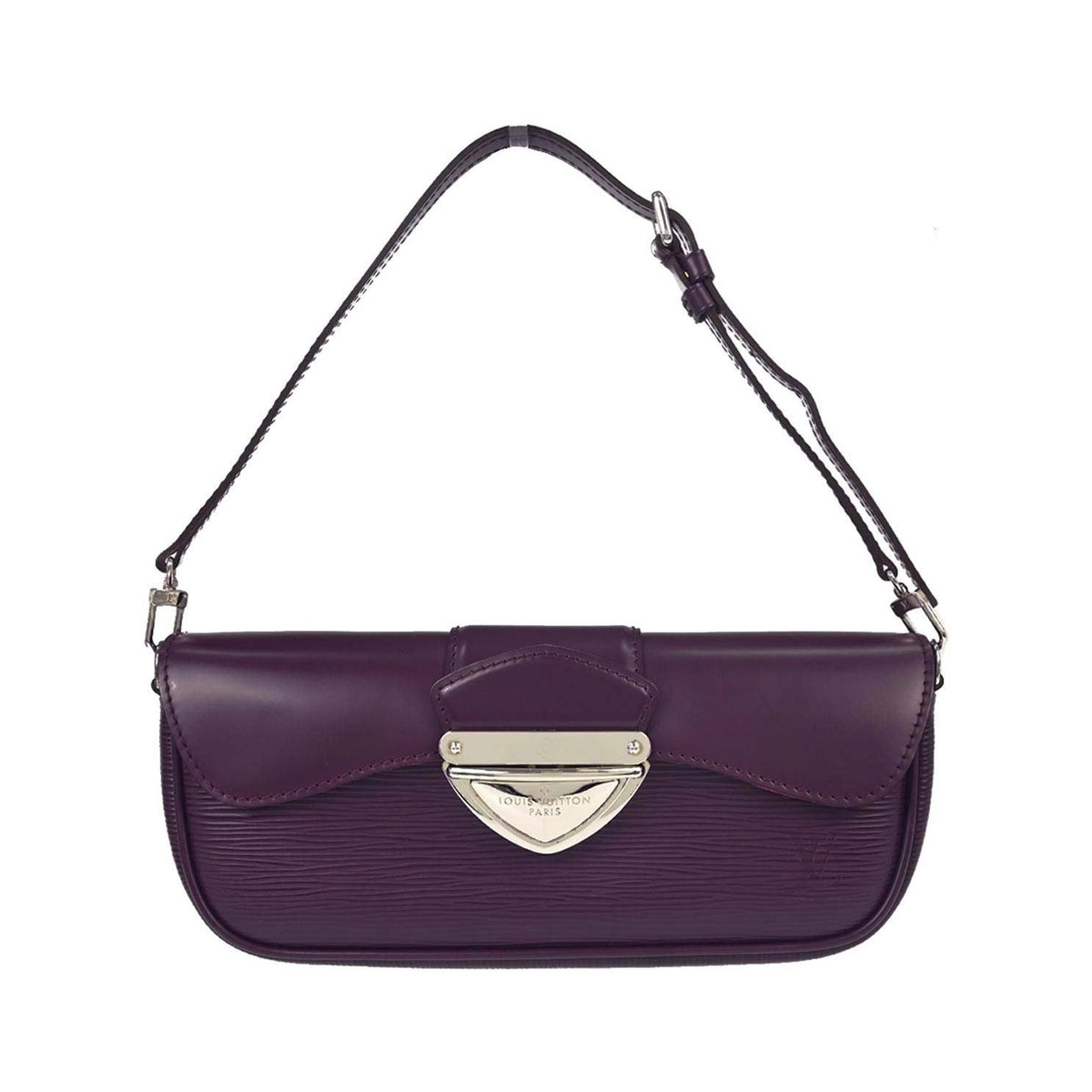 Louis Vuitton Montaigne Clutch Epi Leather, Purple, Leather, Clutch
