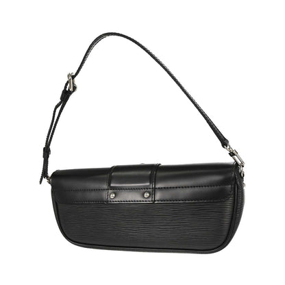 Louis Vuitton Montaigne Epi, Black, Leather, Handbag
