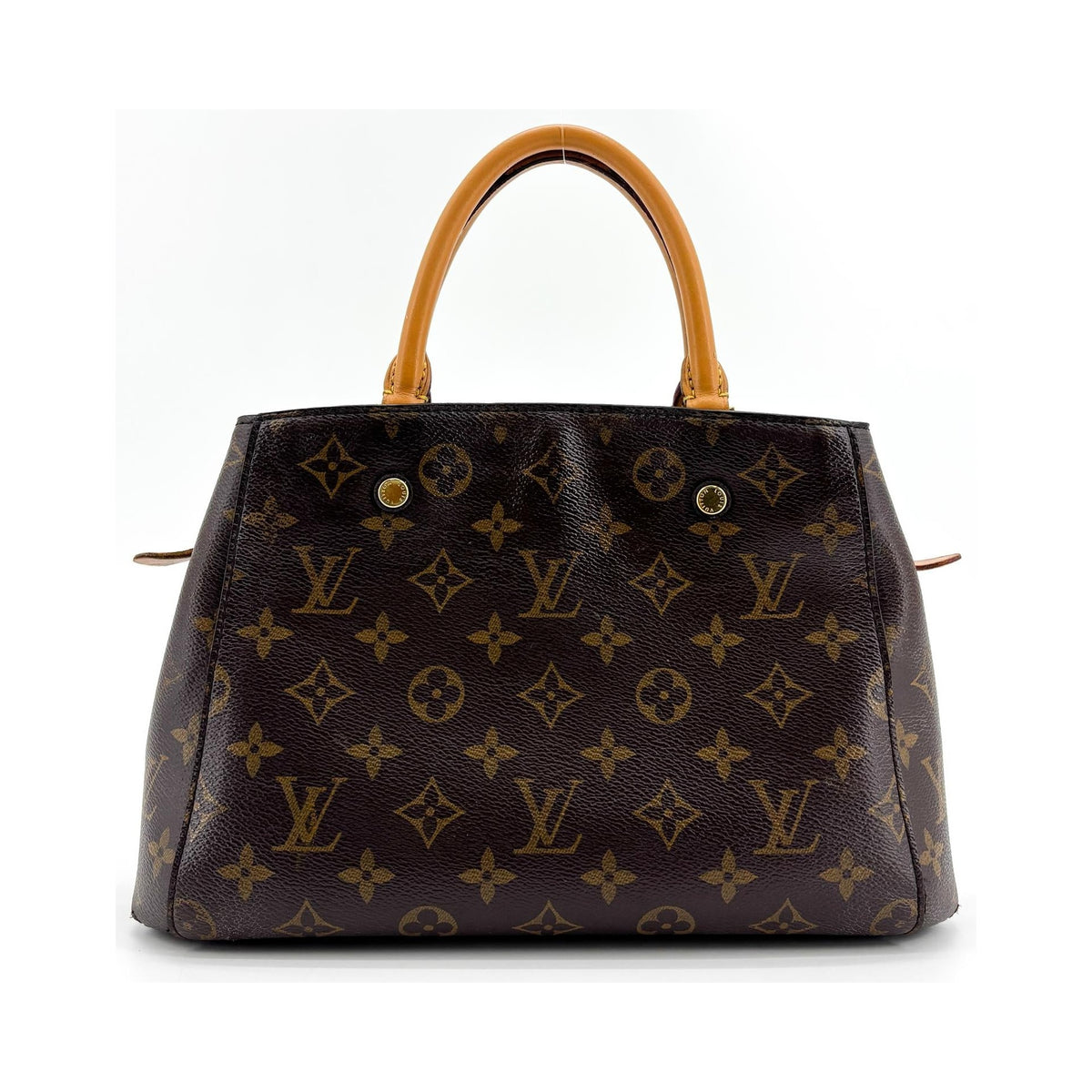 Louis Vuitton Montaigne Monogram Canvas, Brown, Canvas, Handbag