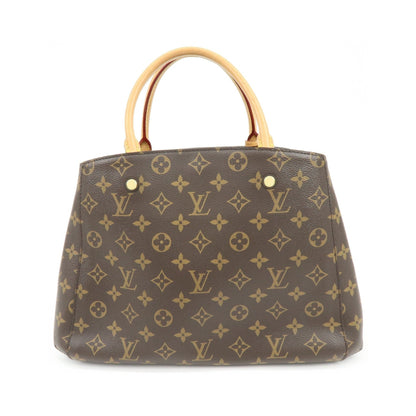 Louis Vuitton Montaigne Monogram Canvas, Brown, Canvas, Handbag
