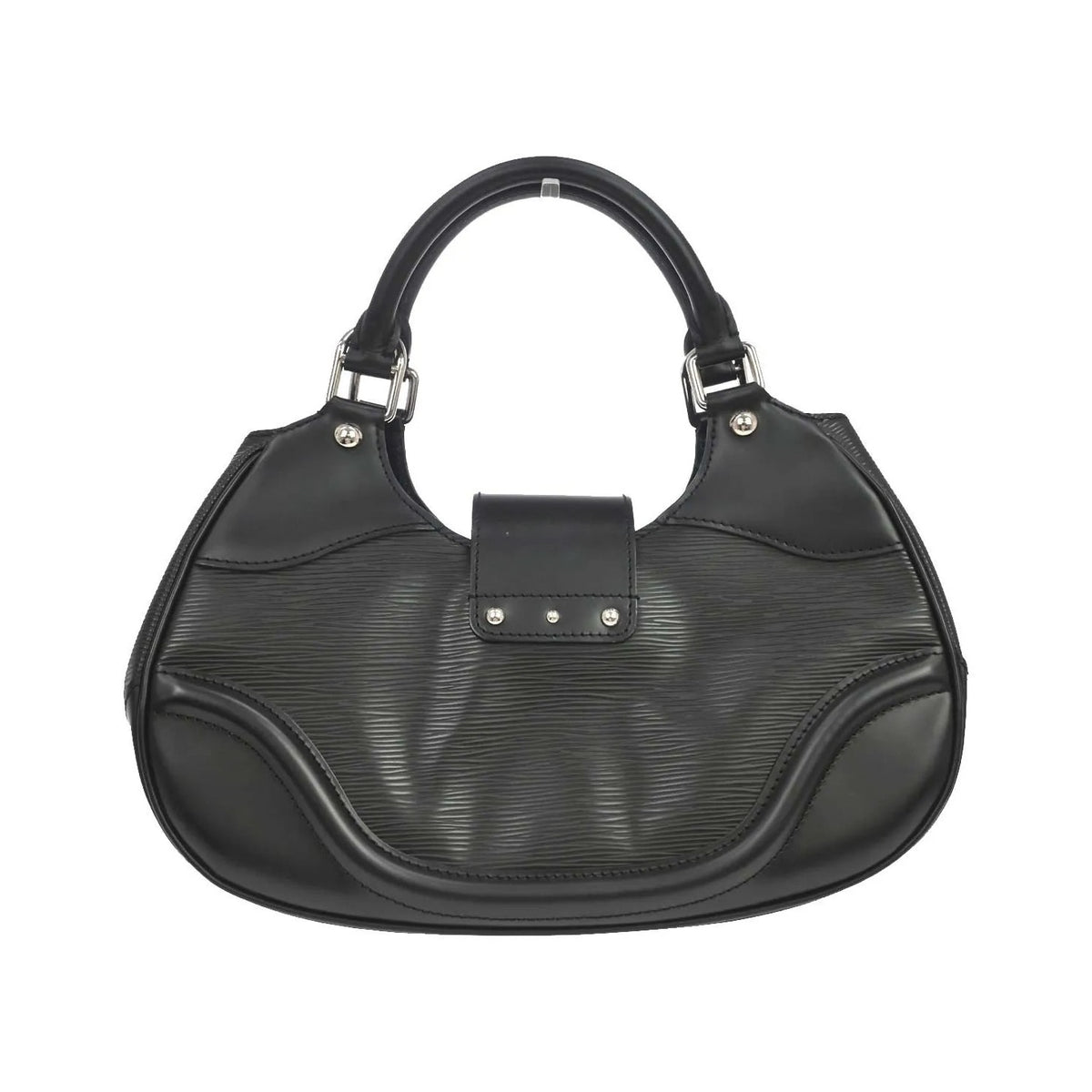 Louis Vuitton Montaigne Sac Epi Leather, Black, Leather, Handbag