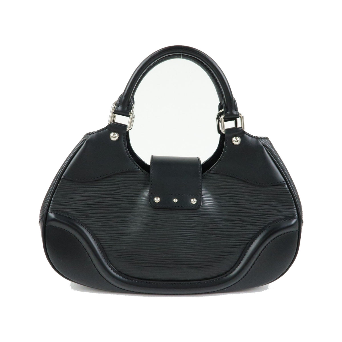 Louis Vuitton Montaigne Sac Epi Leather, Black, Leather, Handbag