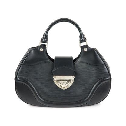 Louis Vuitton Montaigne Sac Epi Leather, Black, Leather, Handbag