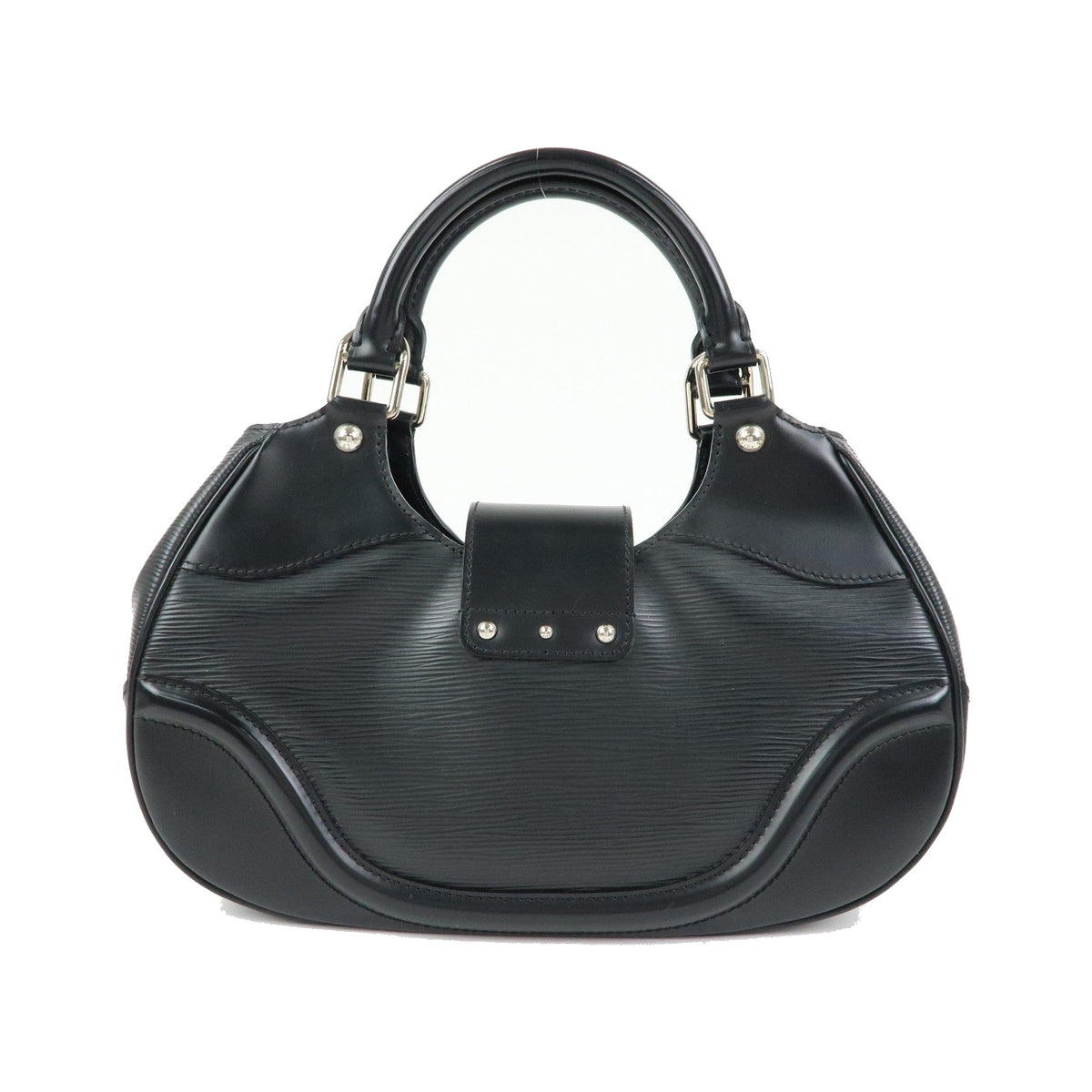Louis Vuitton Montaigne Sac Epi Leather, Black, Leather, Handbag