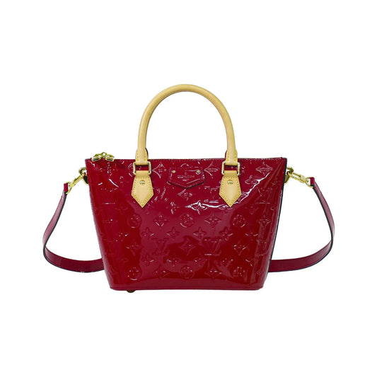 Louis Vuitton Montebello Monogram Vernis, Pink, Patent Leather, Handbag