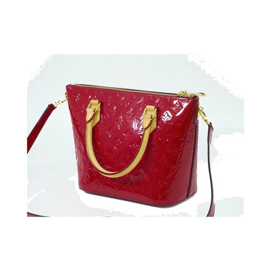 Louis Vuitton Montebello Monogram Vernis, Pink, Patent Leather, Handbag