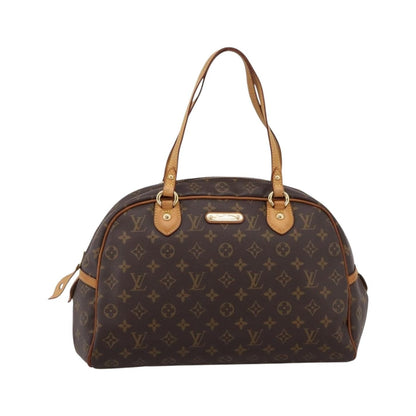 Louis Vuitton Montorgueil Monogram Canvas, Brown, Canvas, Handbag