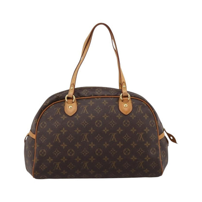 Louis Vuitton Montorgueil Monogram Canvas, Brown, Canvas, Handbag