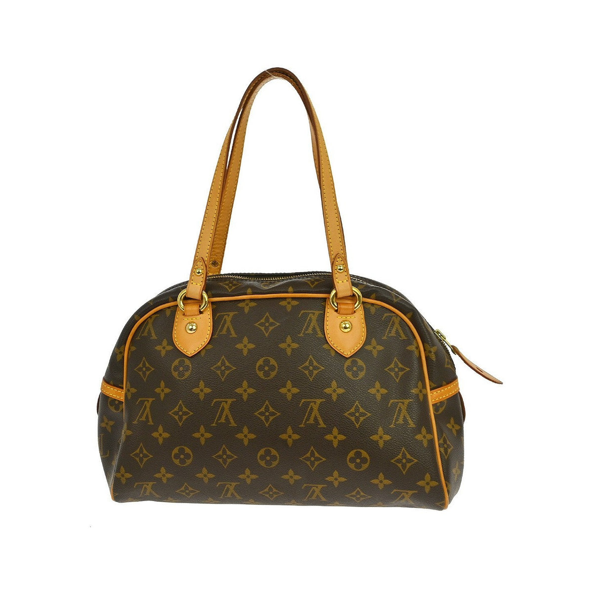 Louis Vuitton Montorgueil Monogram Canvas, Brown, Canvas, Handbag