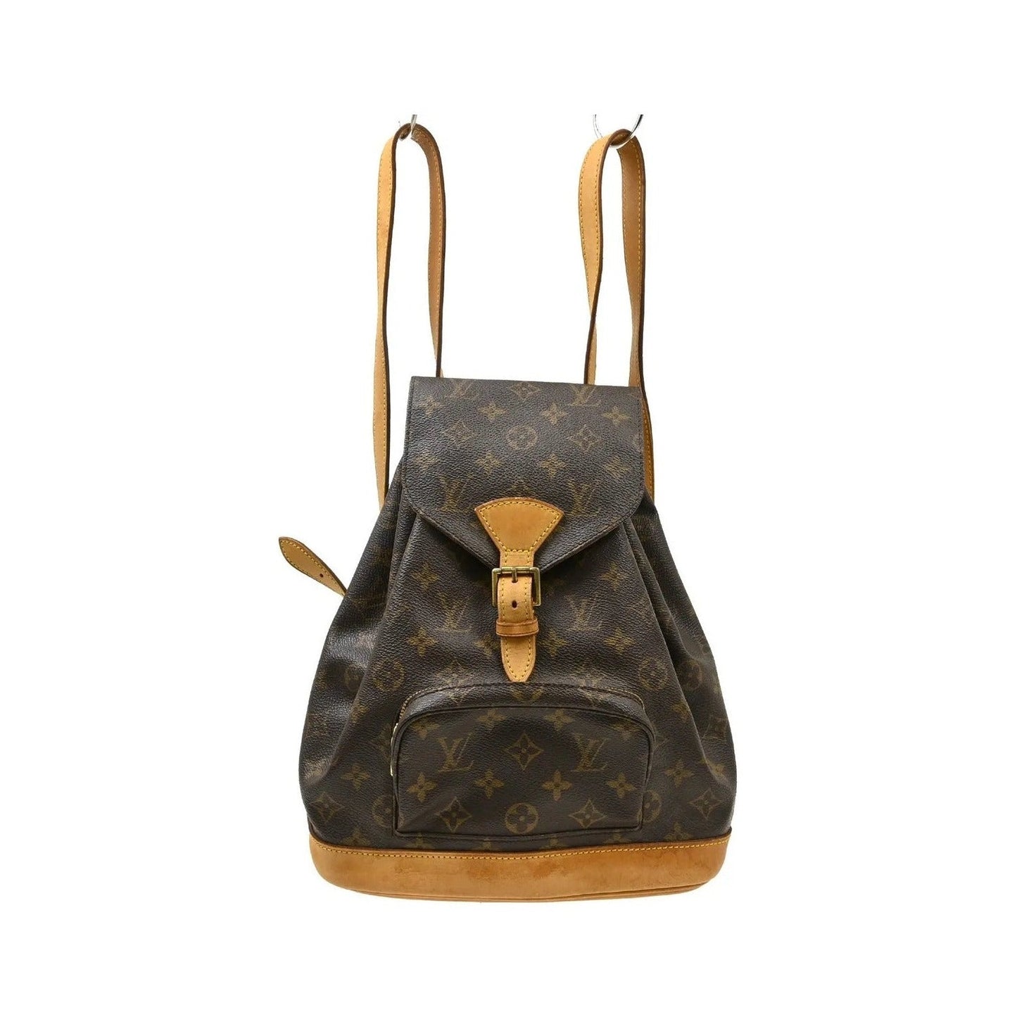 Louis Vuitton Montsouris Monogram, Brown, Canvas, Backpack
