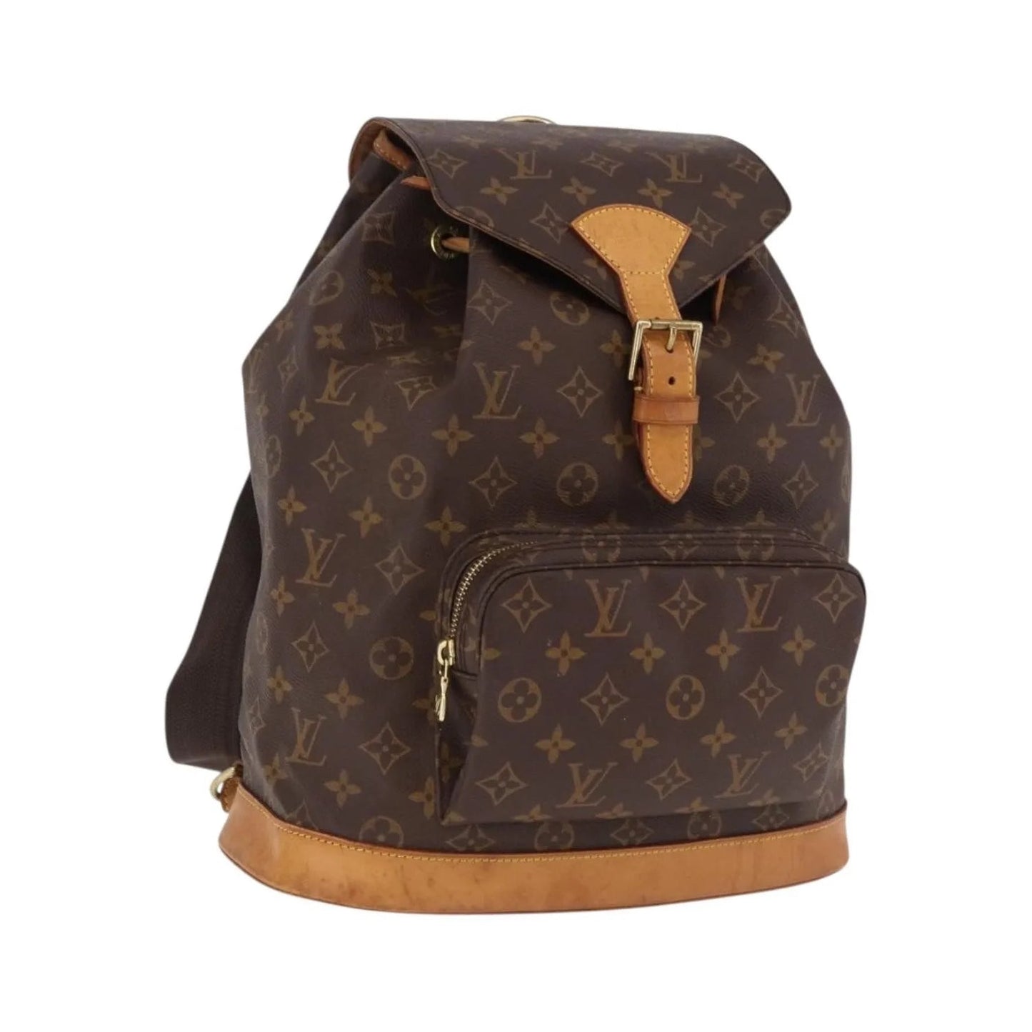 Louis Vuitton Montsouris Monogram, Brown, Canvas, Backpack