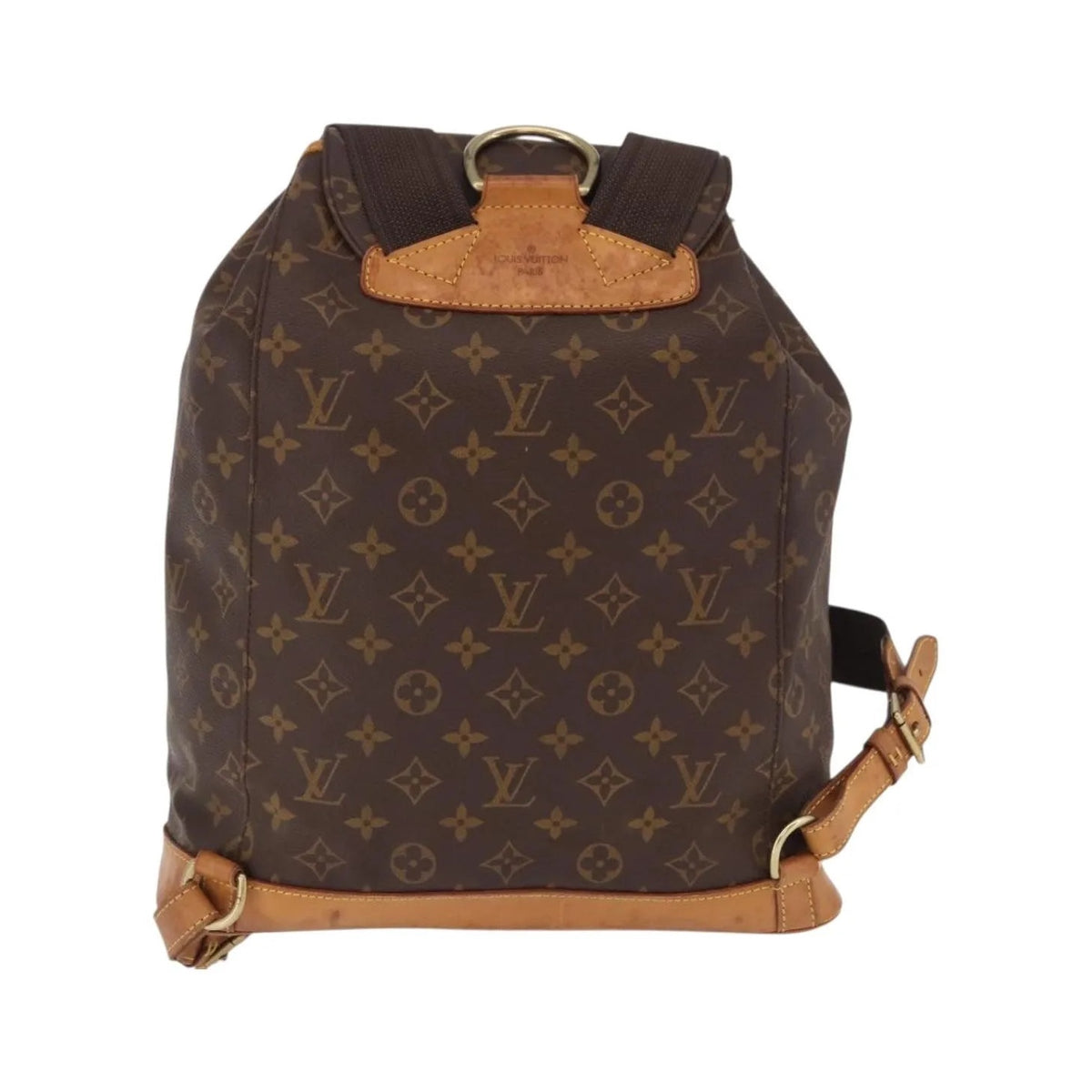 Louis Vuitton Montsouris Monogram, Brown, Canvas, Backpack