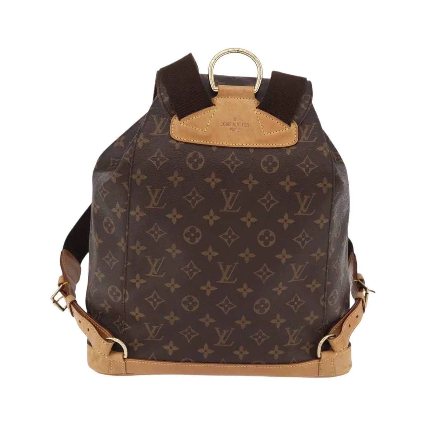 Louis Vuitton Montsouris Monogram, Brown, Canvas, Backpack