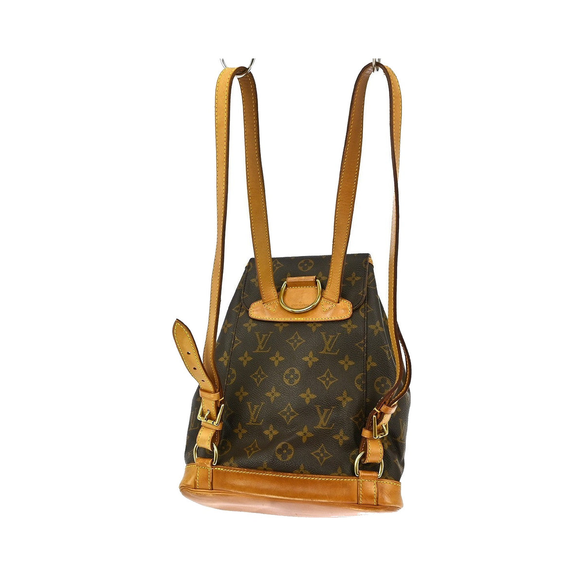 Louis Vuitton Montsouris Monogram, Brown, Canvas, Backpack